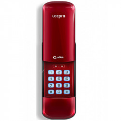Накладной электронный дверной замок LocPro C50R2 Series Red Digital Door Lock